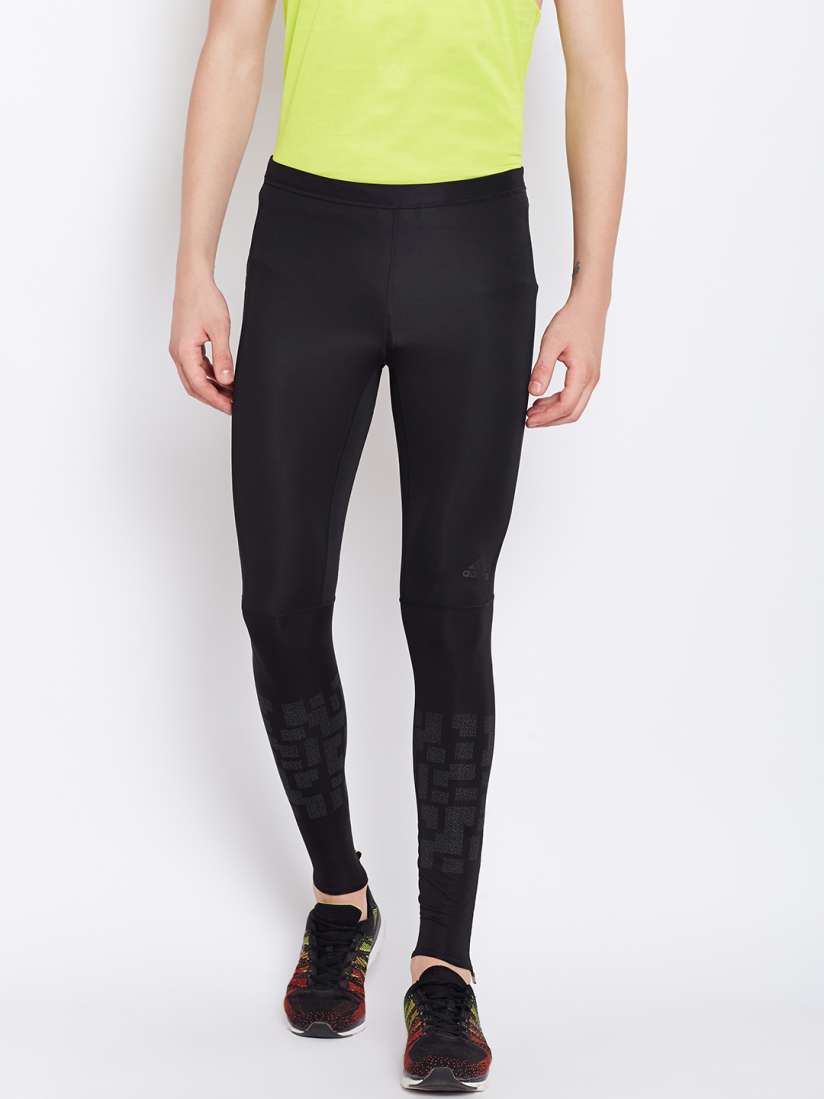 Buy Adidas Men Black SuperNova Long Printed Detail Tights Tights for Men 2023163 Myntra