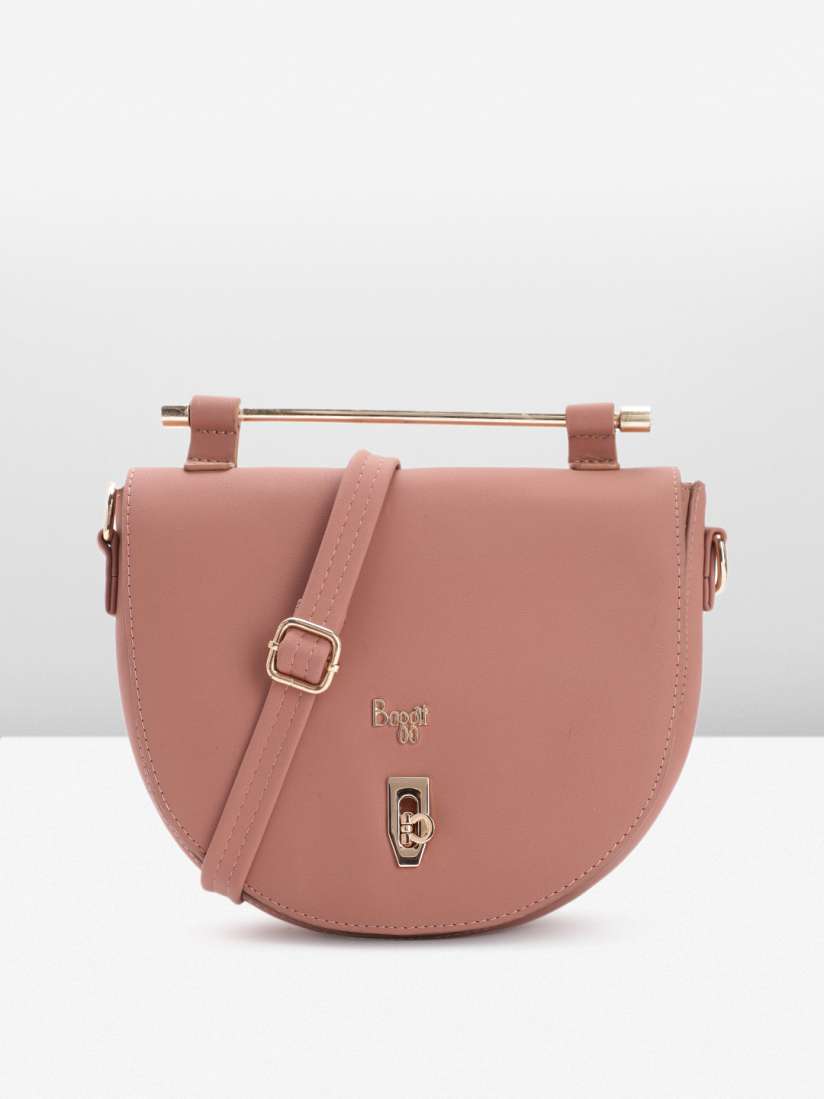 Buy Baggit Women Solid Half Moon Satchel Handbags for Women 20232532 Myntra