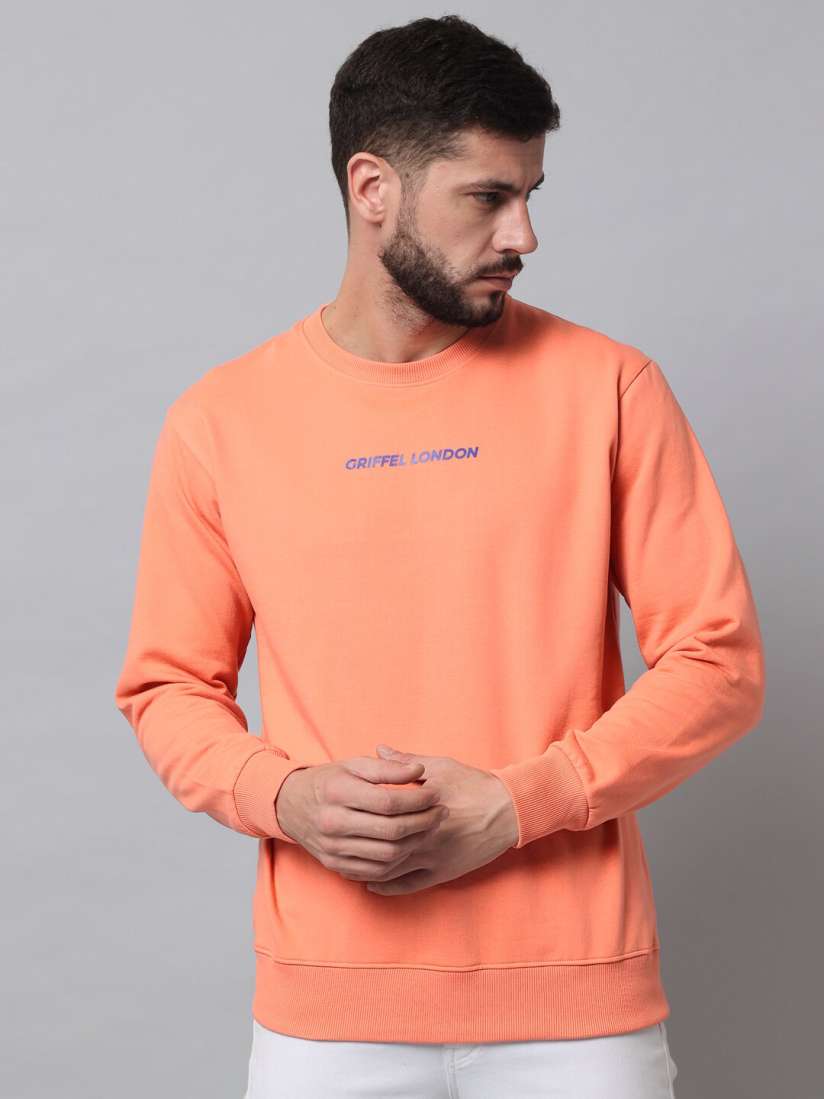 Buy GRIFFEL Men Grey Sweatshirt Sweatshirts for Men 20236296 Myntra