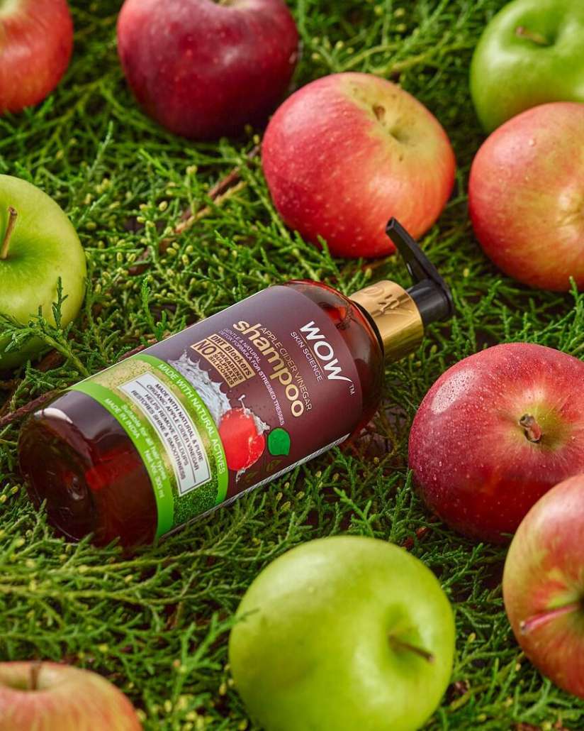 Buy WOW SKIN SCIENCE Apple Cider Vinegar Shampoo Restores Shine No Parabens Sulphates 300ml Shampoo for Unisex 12411992 Myntra