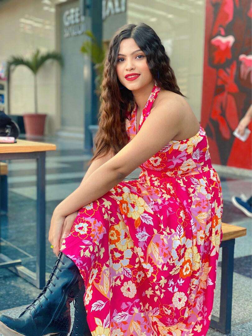 Buy Tokyo Talkies Women Pretty Pink Maxi Floral Dress Dresses for Women 16831950 Myntra