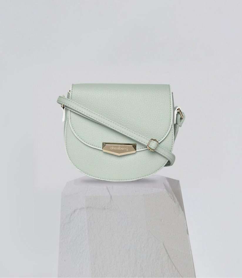 Buy DressBerry Mint Green Solid Sling Bag Handbags for Women 7333710 Myntra