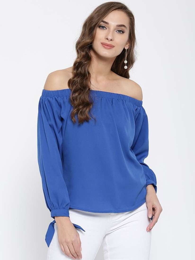 Off shoulder top myntra shop