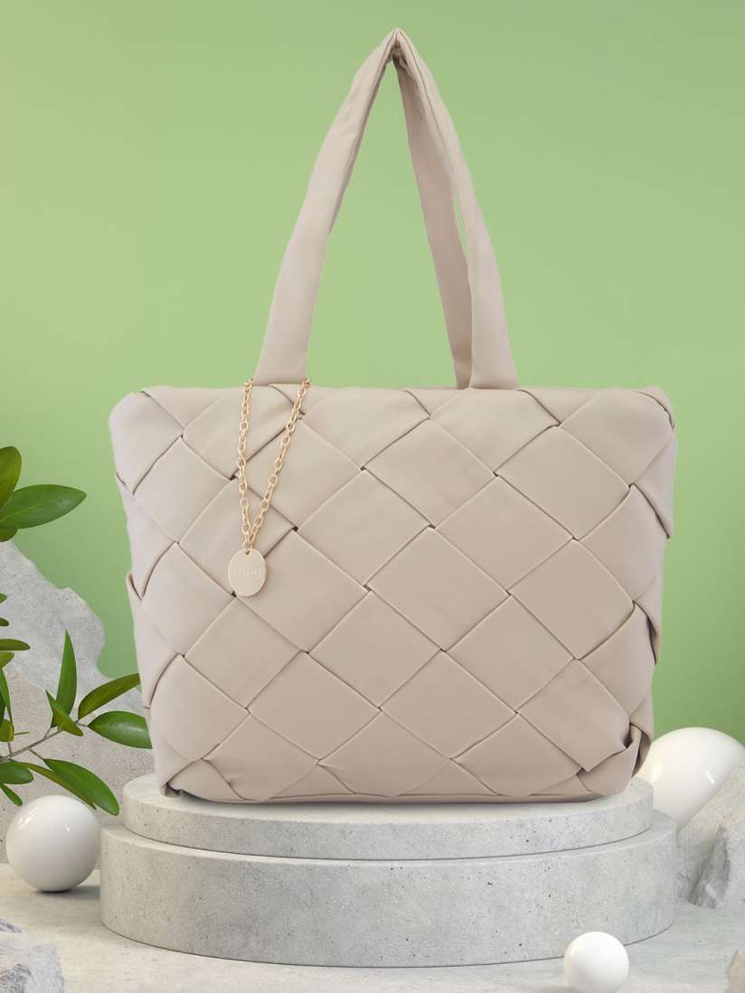 Buy Caprese Textured PU Structured Handheld Bag with Quilted Handbags for Women 30445199 Myntra