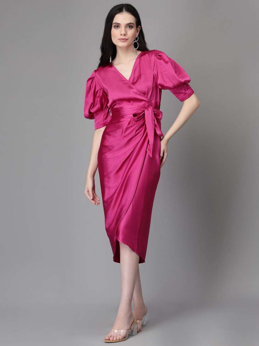 Buy Global Republic Women Flared Sleeve Midi Dress Dresses for Women 30527967 Myntra