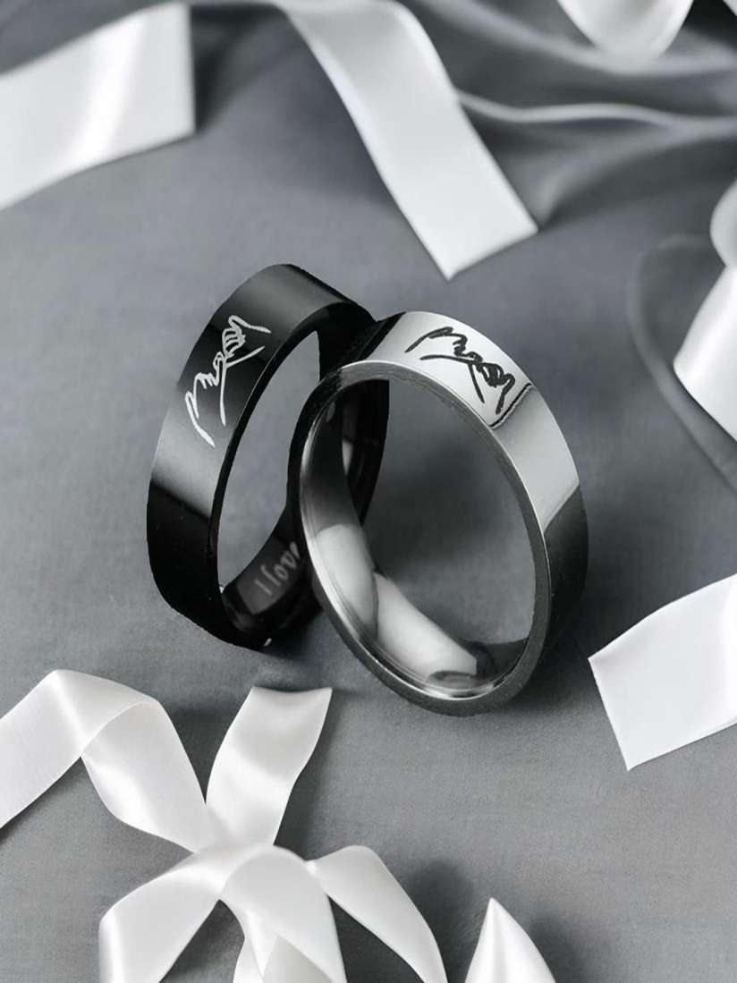Unisex promise rings online