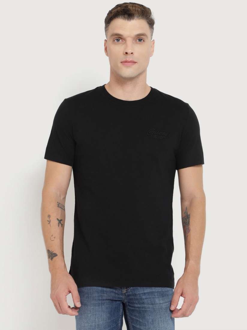 Buy GUESS Men Pockets Slim Fit T shirt Tshirts for Men 30560299 Myntra