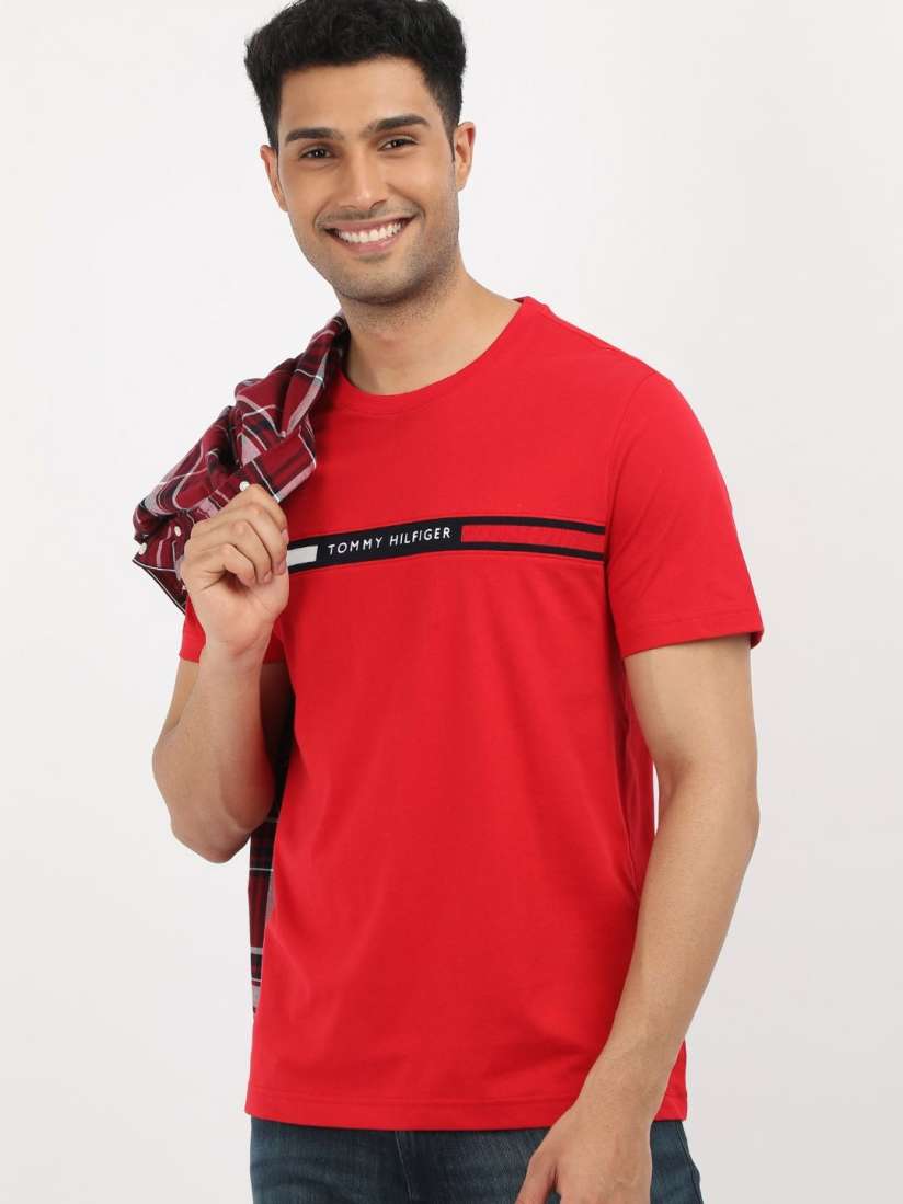 Tommy hilfiger t shirts myntra cheap