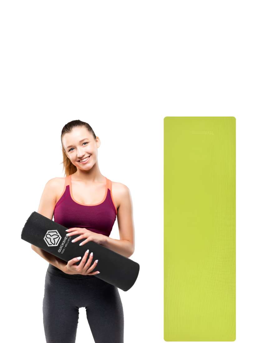Buy QUICK SHEL Anti Skid Yoga Mat With Bag Yoga Mats for Unisex 30554087 Myntra