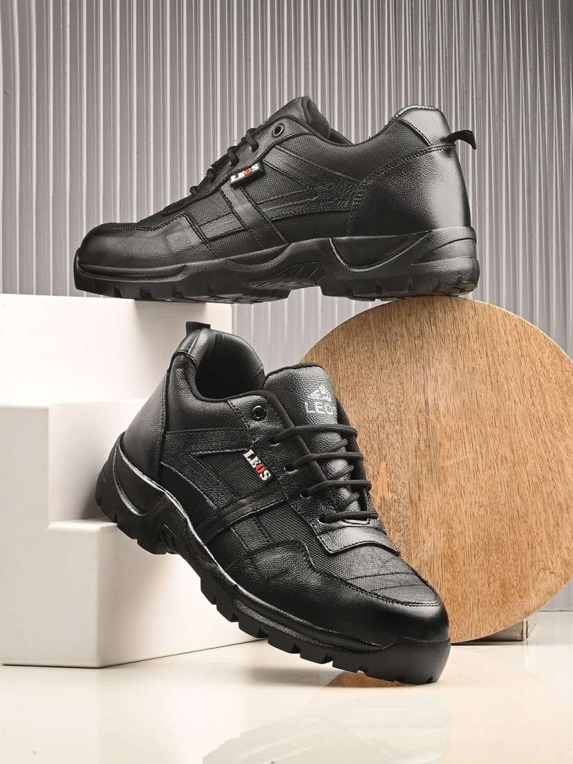 Buy Leo s Fitness Shoes Men Leather Lace Ups Sneakers Casual Shoes for Men 30558622 Myntra