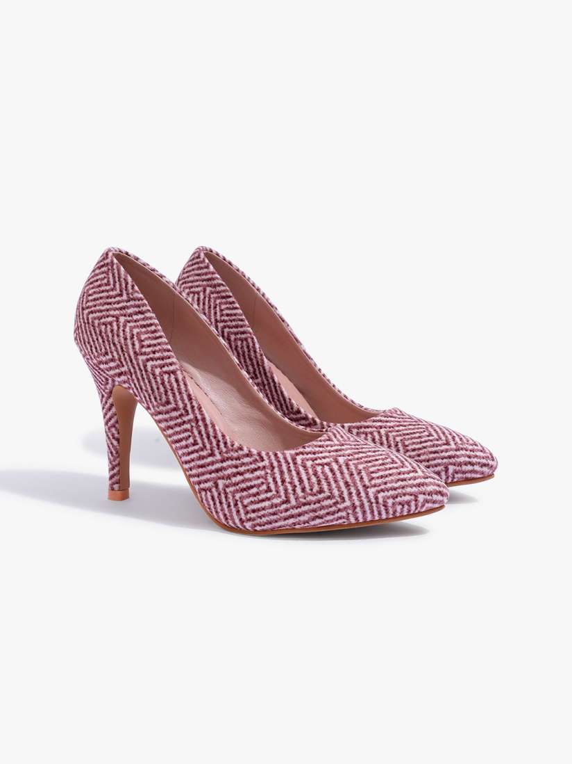 Buy Carlton London Striped Stiletto Pumps Heels for Women 30554181 Myntra