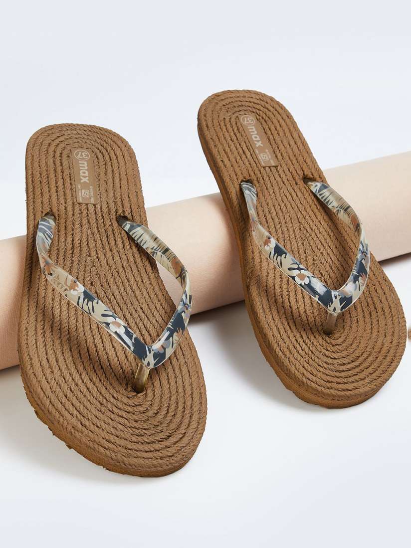 Flip flop slippers for womens myntra discount