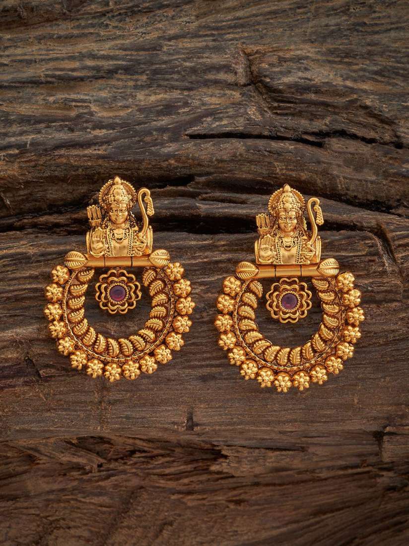 Buy Kushal s Fashion Jewellery Gold Plated Classic Drop Earrings Earrings for Women 30571655 Myntra