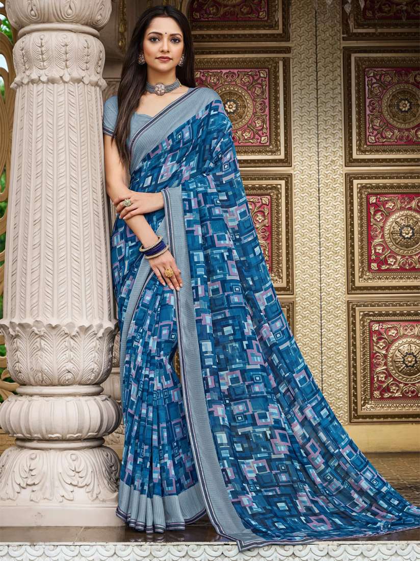 Buy Laxmipati printed saree with blouse piece Sarees for Women 30561417 Myntra
