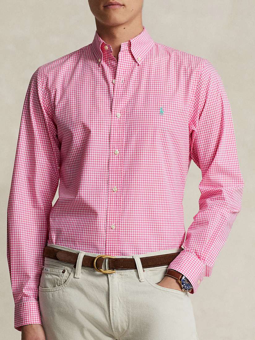 Buy Polo Ralph Lauren Custom Fit Gingham Stretch Poplin Shirt Shirts for Men 30562034 Myntra