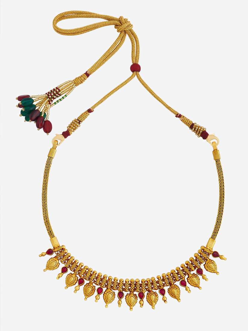 Swarna Jewellers Bamboorio Mallige Moggu Gold Necklace Buy