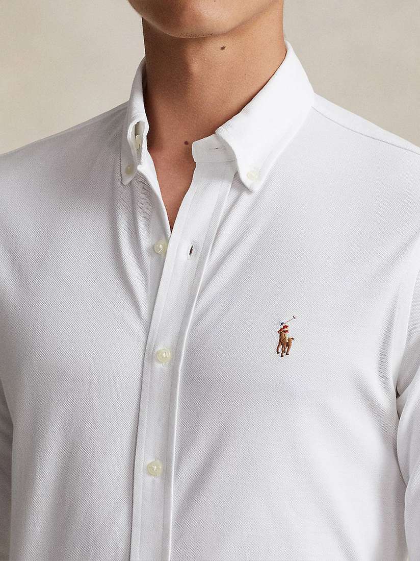 Buy Polo Ralph Lauren Men Pure Cotton Slim Fit Knit Oxford Shirt  