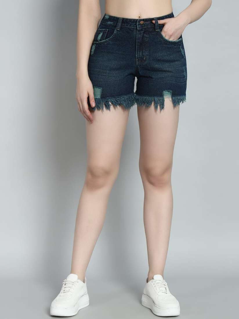 Non denim shorts top