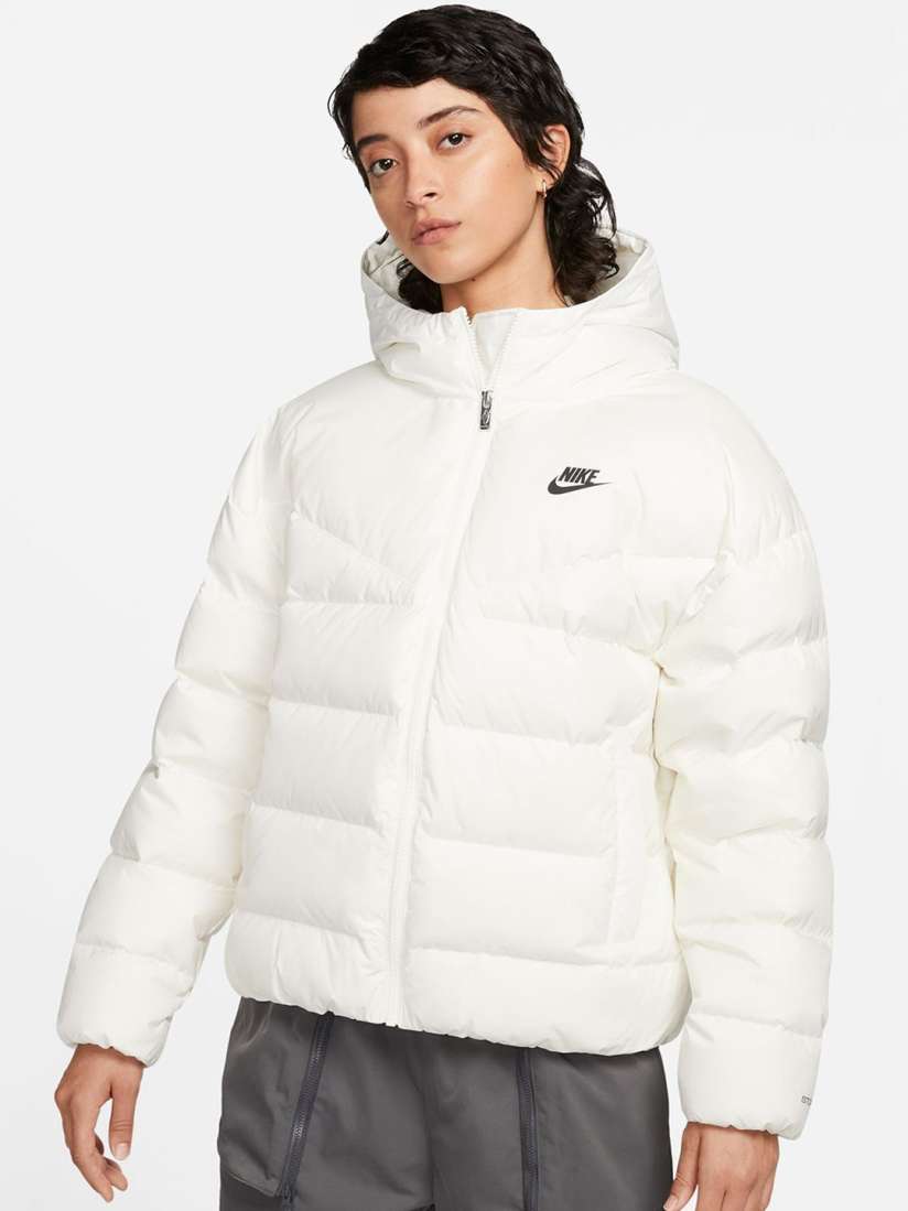 White nike jacket without hood on sale