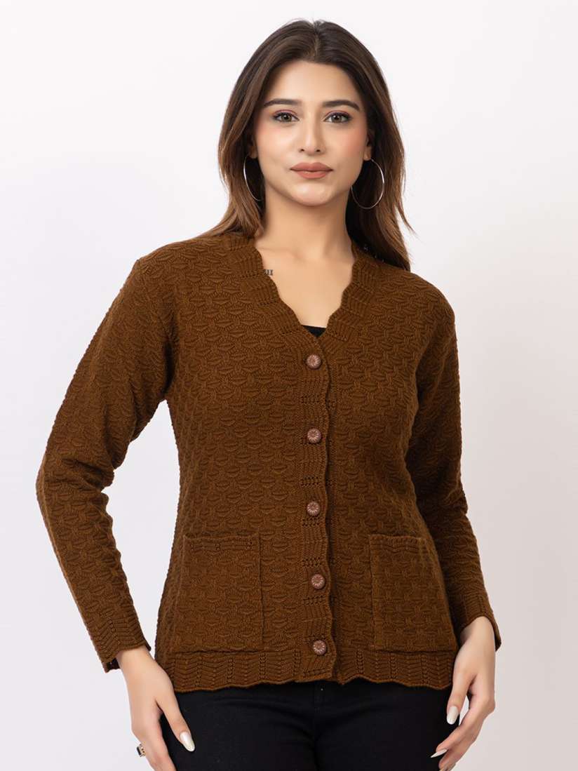 Buy TWENTY ME Women Woollen Cardigan Sweaters for Women 30592666 Myntra