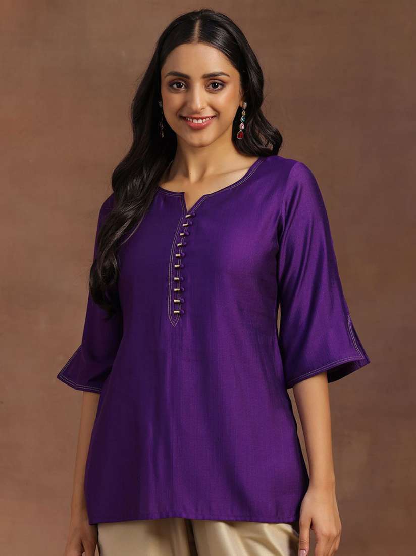 Buy Libas V Neck Flared Sleeves Kurti Kurtis for Women 30598102 Myntra