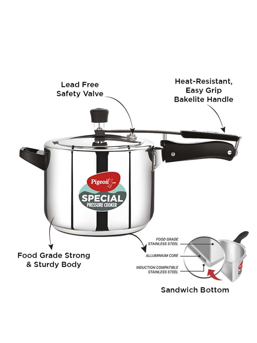 Pigeon special 5 l pressure cooker hotsell