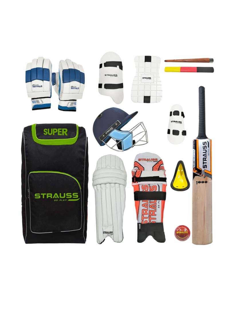 Buy STRAUSS 12 Pcs Ball Cricket Kit Accessories Sports Accessories for Unisex 30596320 Myntra