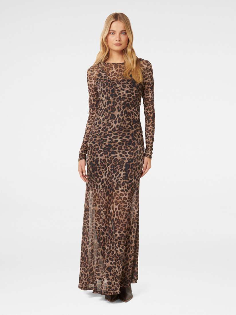 Buy Forever New Animal Print Net A Line Midi Dress Dresses for Women 30620177 Myntra