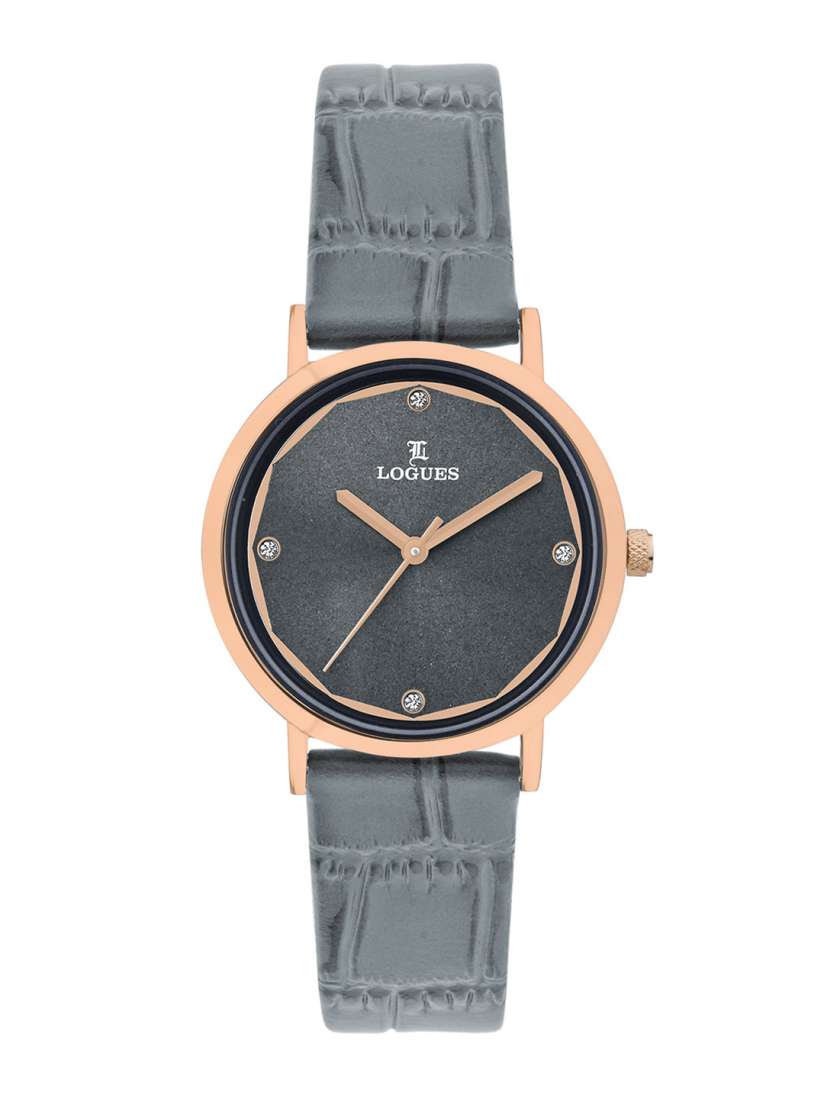 Buy L LOGUES Women Brass Dial Leather Straps Analogue Watch L 5095 WL 27 Watches for Women 30607562 Myntra