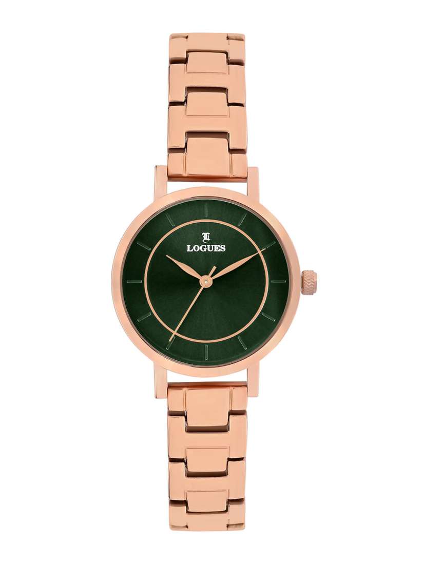 Buy L LOGUES Women Brass Dial Bracelet Style Straps Analogue Watch L E 796 WM 10 Watches for Women 30607676 Myntra