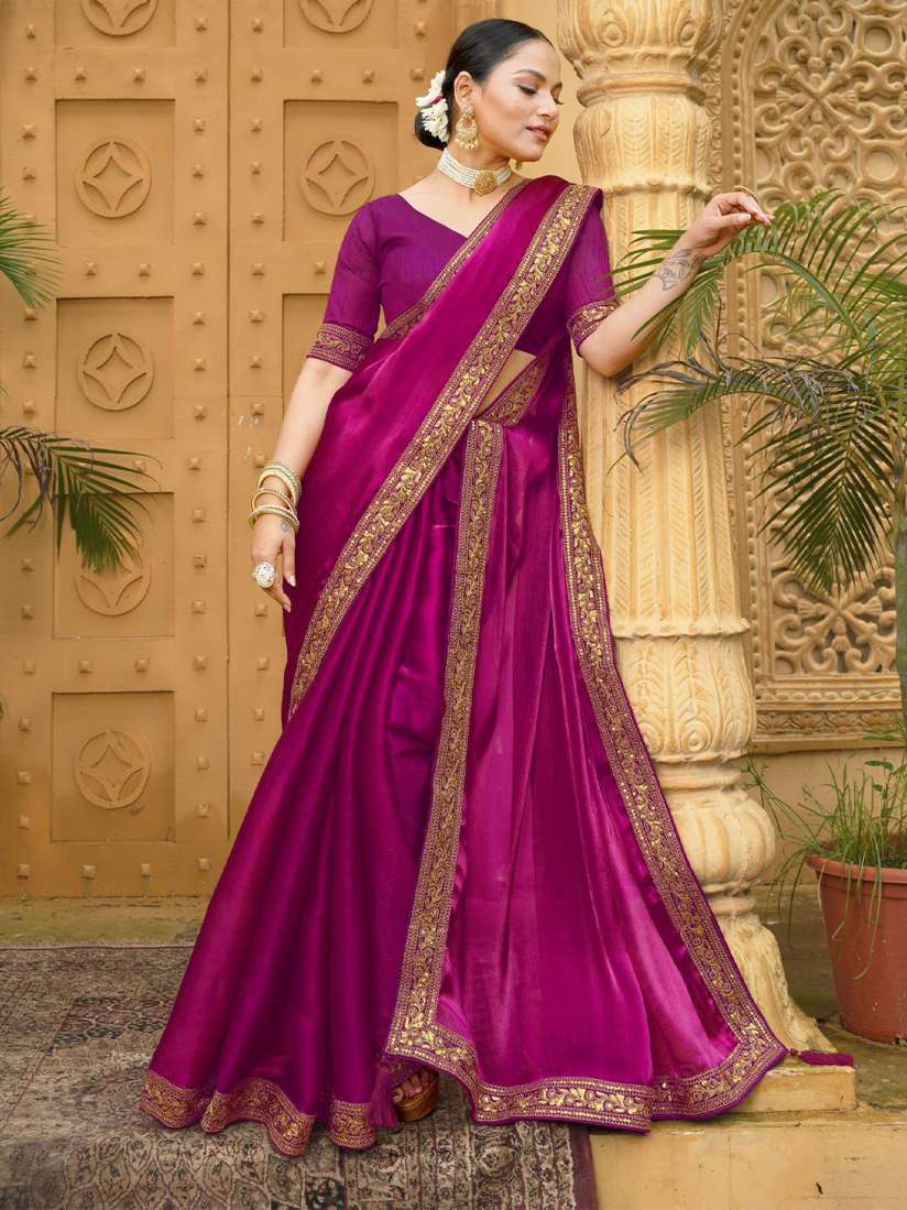 Organza saree myntra clearance
