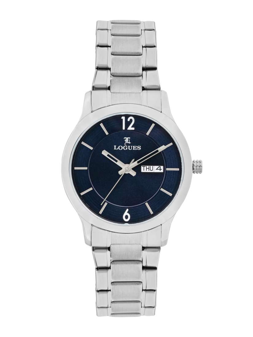 Buy L LOGUES Men Brass Dial Bracelet Style Straps Analogue Watch G E 456 SMD 04 Watches for Men 30607555 Myntra