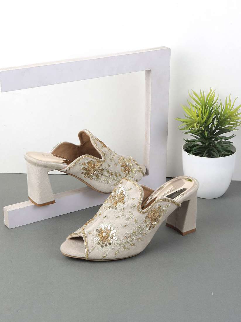 Block heel mule sandals hotsell