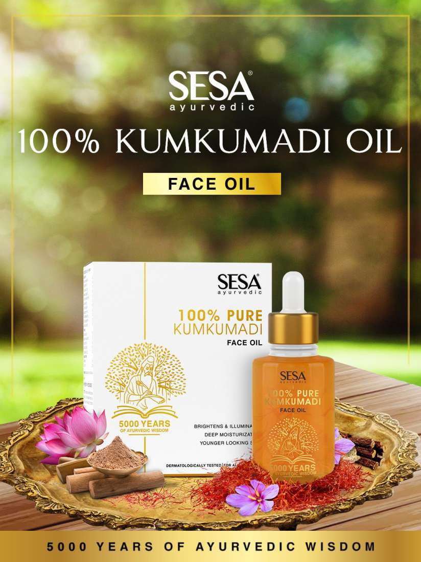 Buy Sesa 100 Pure Kumkumadi Face Oil For Dark Spots 30ml Facial Oil for Unisex 30638493 Myntra