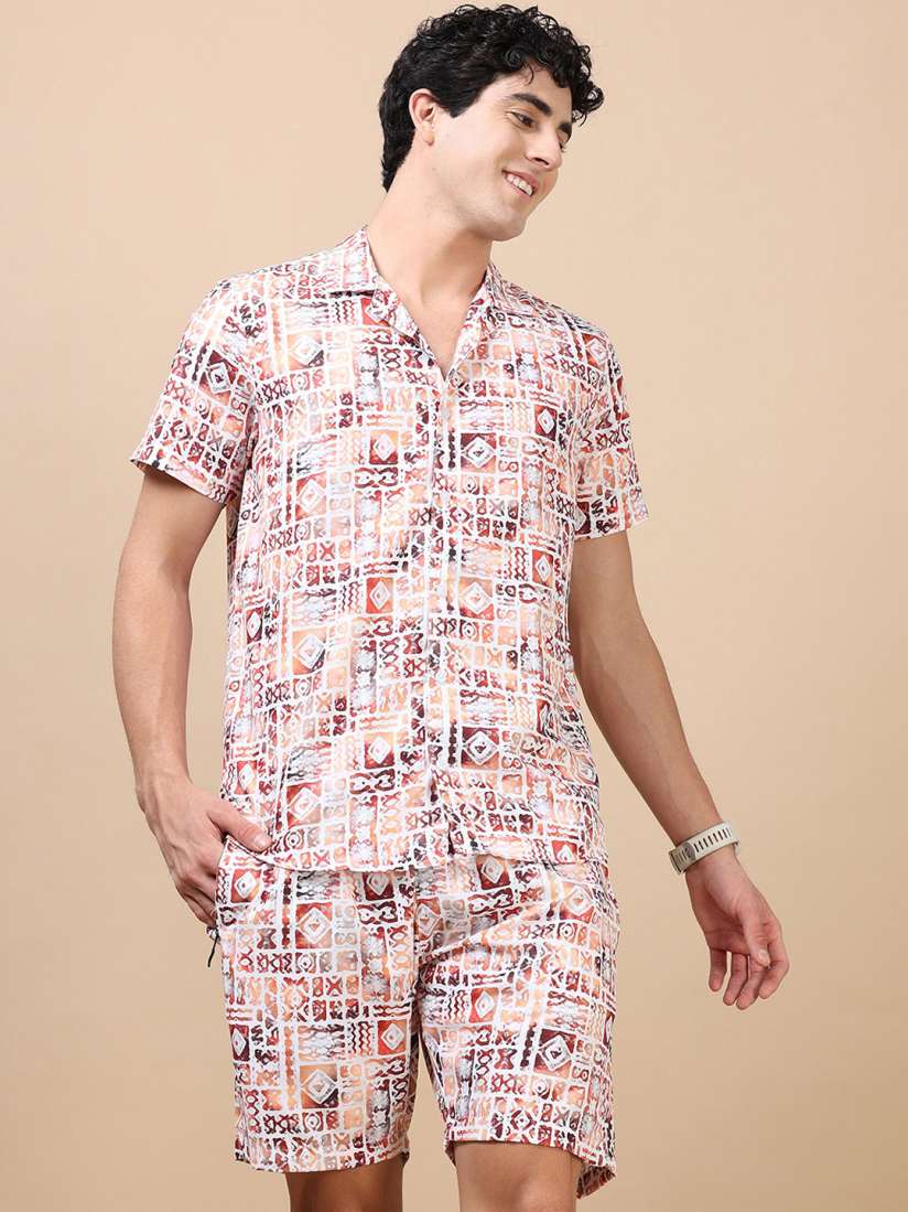 Buy Bushirt Men Printed Night suit Night suits for Men 30620995 Myntra