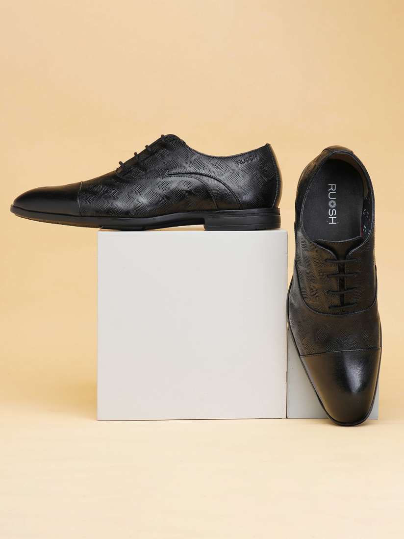 Buy The Cameroon Ruosh Men Textured Lace Ups Formal Oxford Formal Shoes for Men 30453818 Myntra