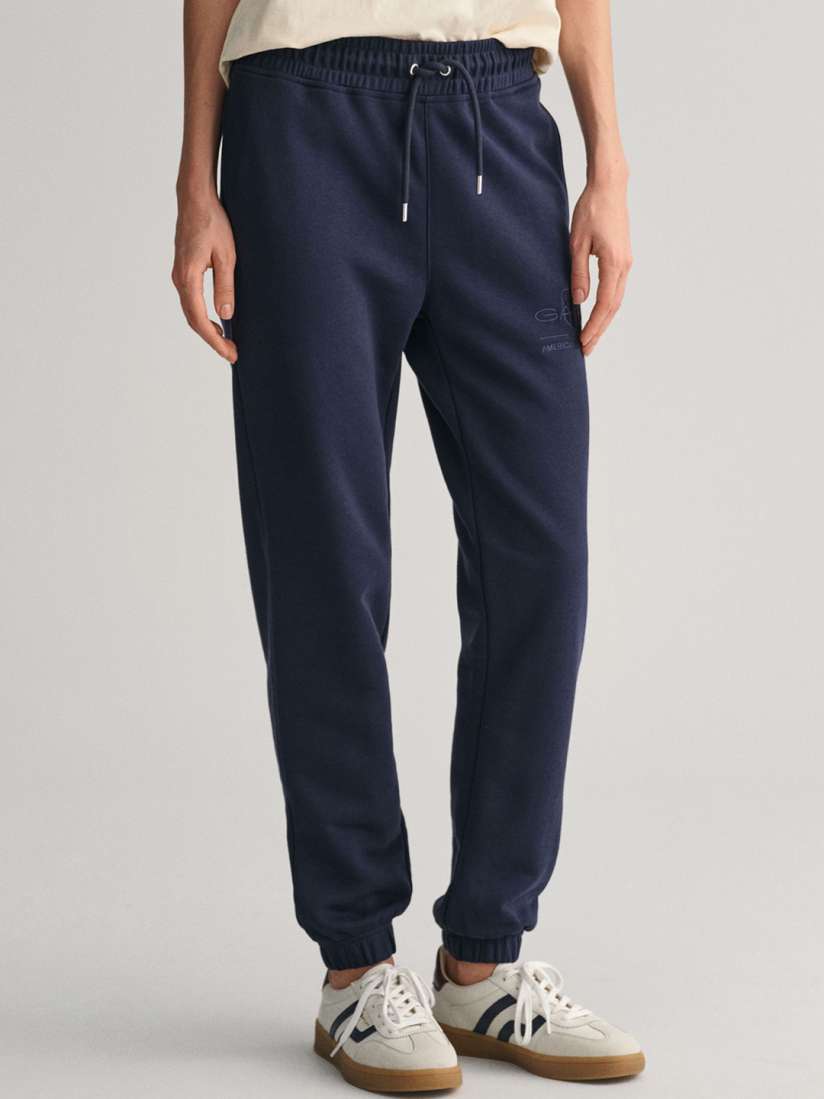 Buy GANT Women Mid Rise Relaxed Fit Joggers Track Pants for Women 30462035 Myntra