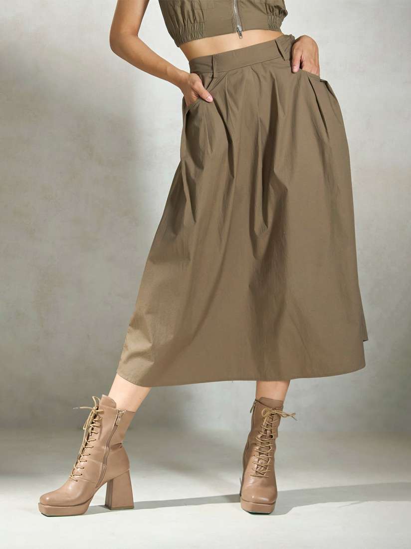 Buy Virgio Women A line Midi Skirt Skirts for Women 30448558 Myntra