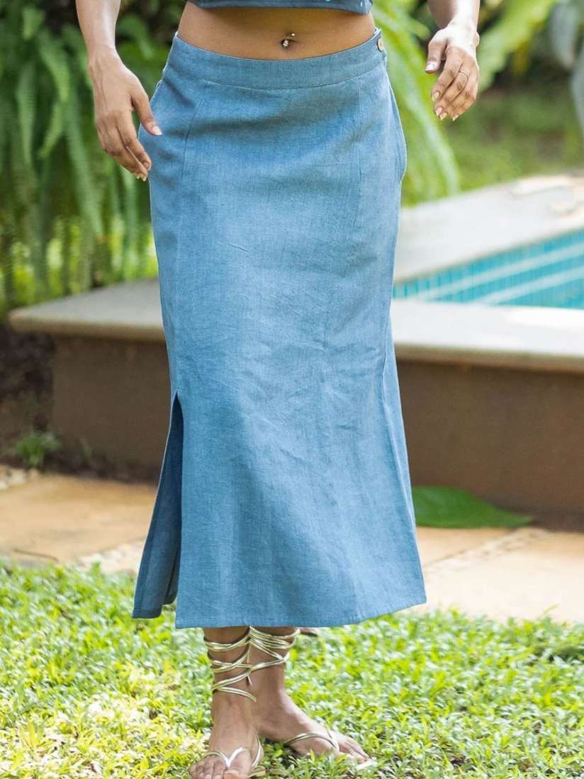 Maxi skirt myntra shop