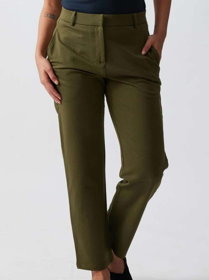 Myntra women's formal pants on sale