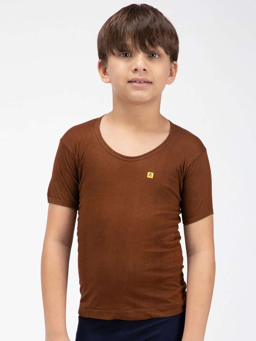 Buy AMUL COMFY Boys Short Sleeve Round Neck Innerwear Vests Innerwear Vests for Boys 30441863 Myntra