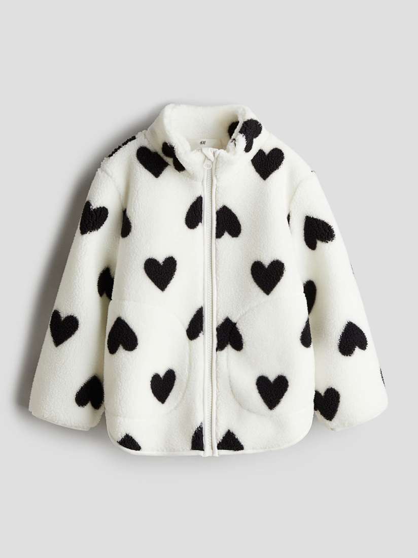 Girls pile coat store