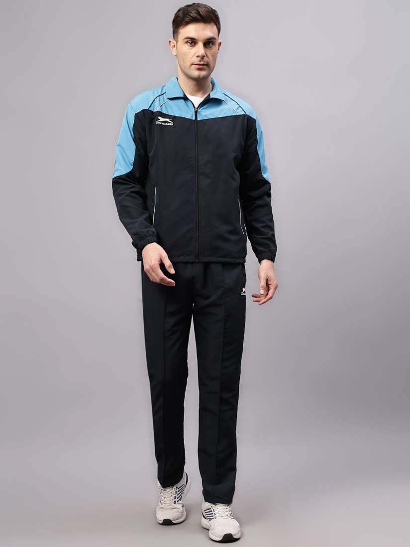 Buy Shiv Naresh Colourblocked Mock Collar Tracksuits Tracksuits for Men 30456346 Myntra