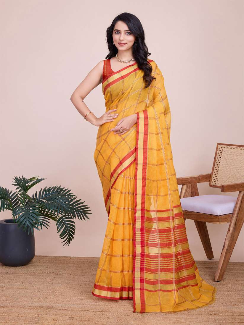 Buy KALINI Woven Design Zari Dhoti Chanderi Saree Sarees for Women 30644188 Myntra