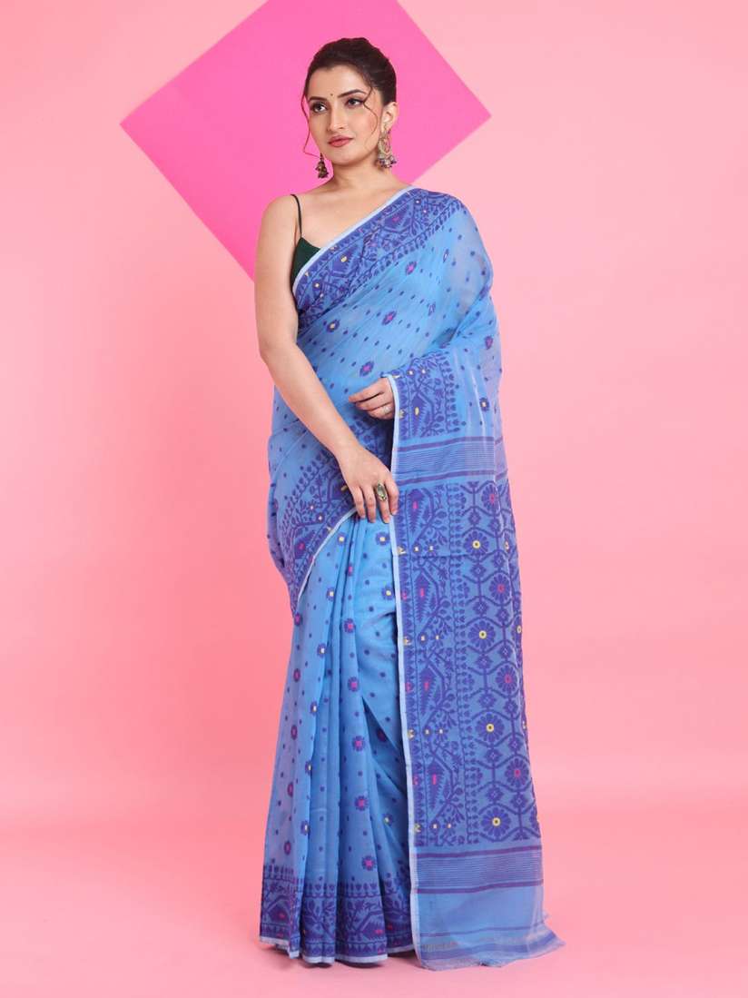 Buy Arhi Floral Jamdani Saree Sarees for Women 30644664 Myntra