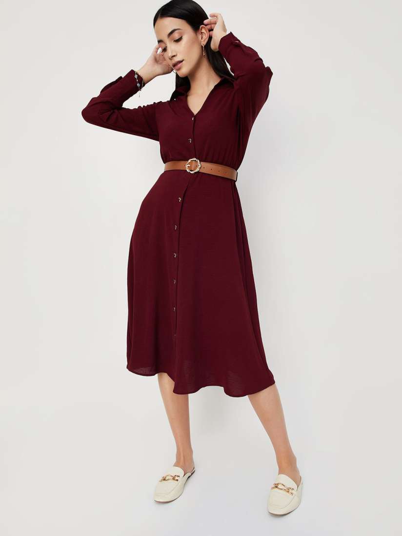 Shirt dress myntra sales