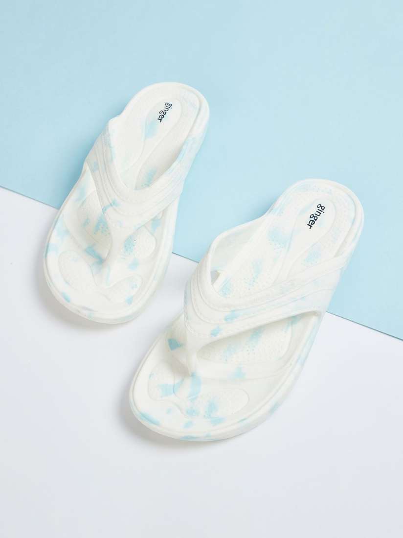 Flip flop slippers for womens myntra clearance