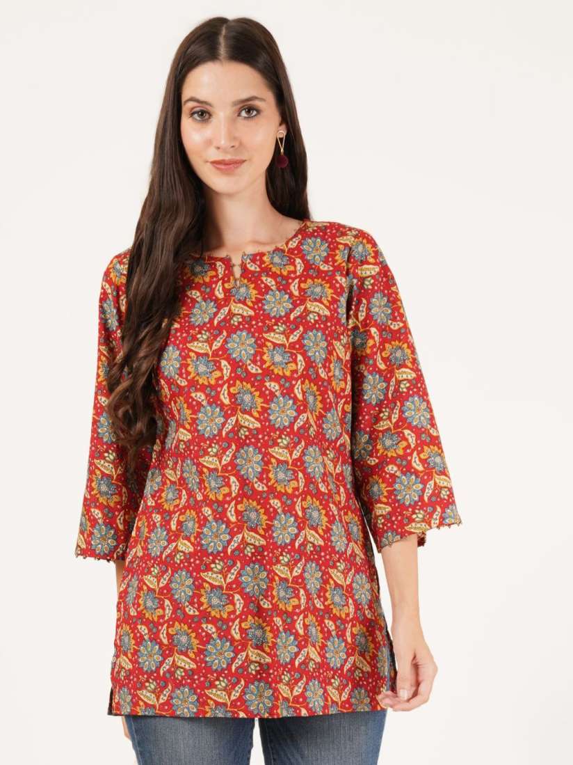 Myntra latest cotton kurtis hot sale