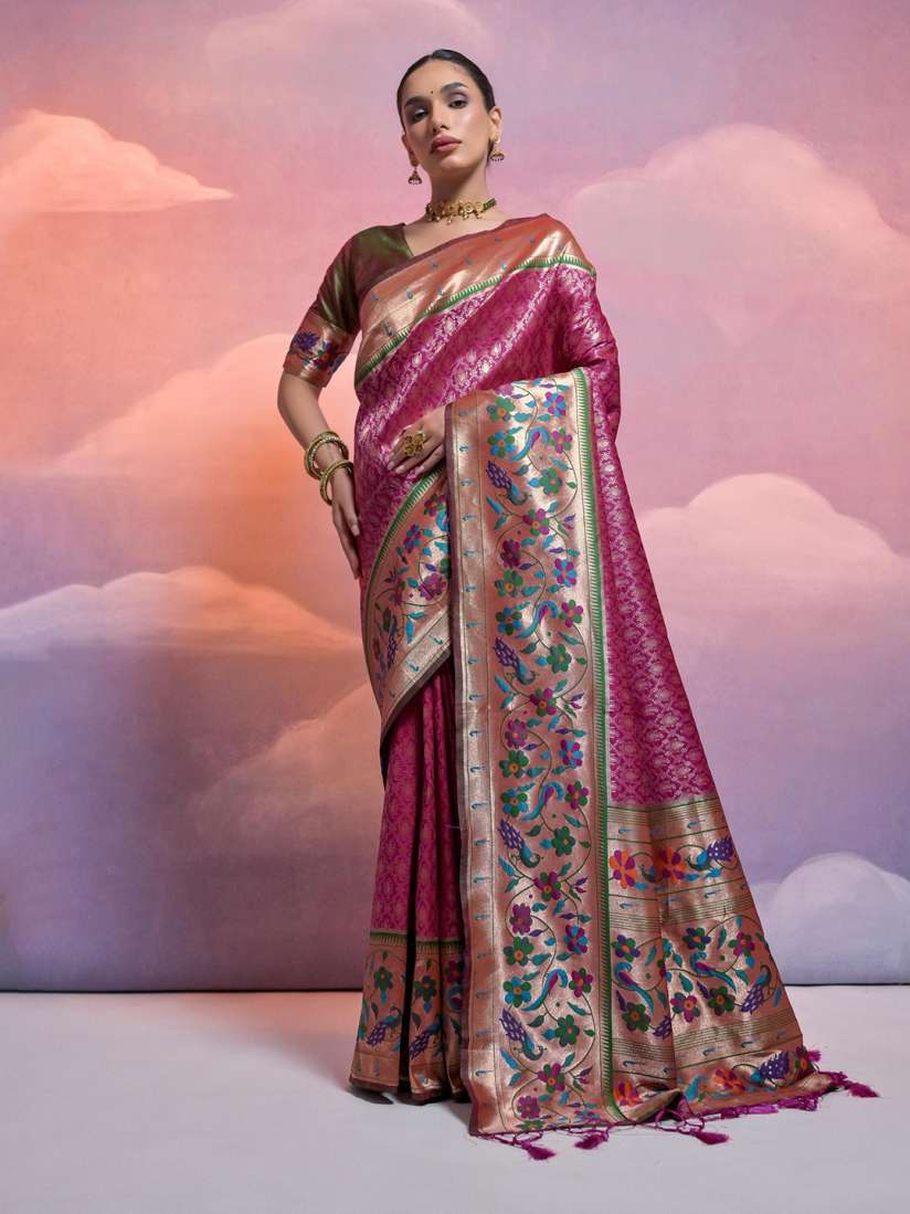 Myntra paithani sarees hot sale