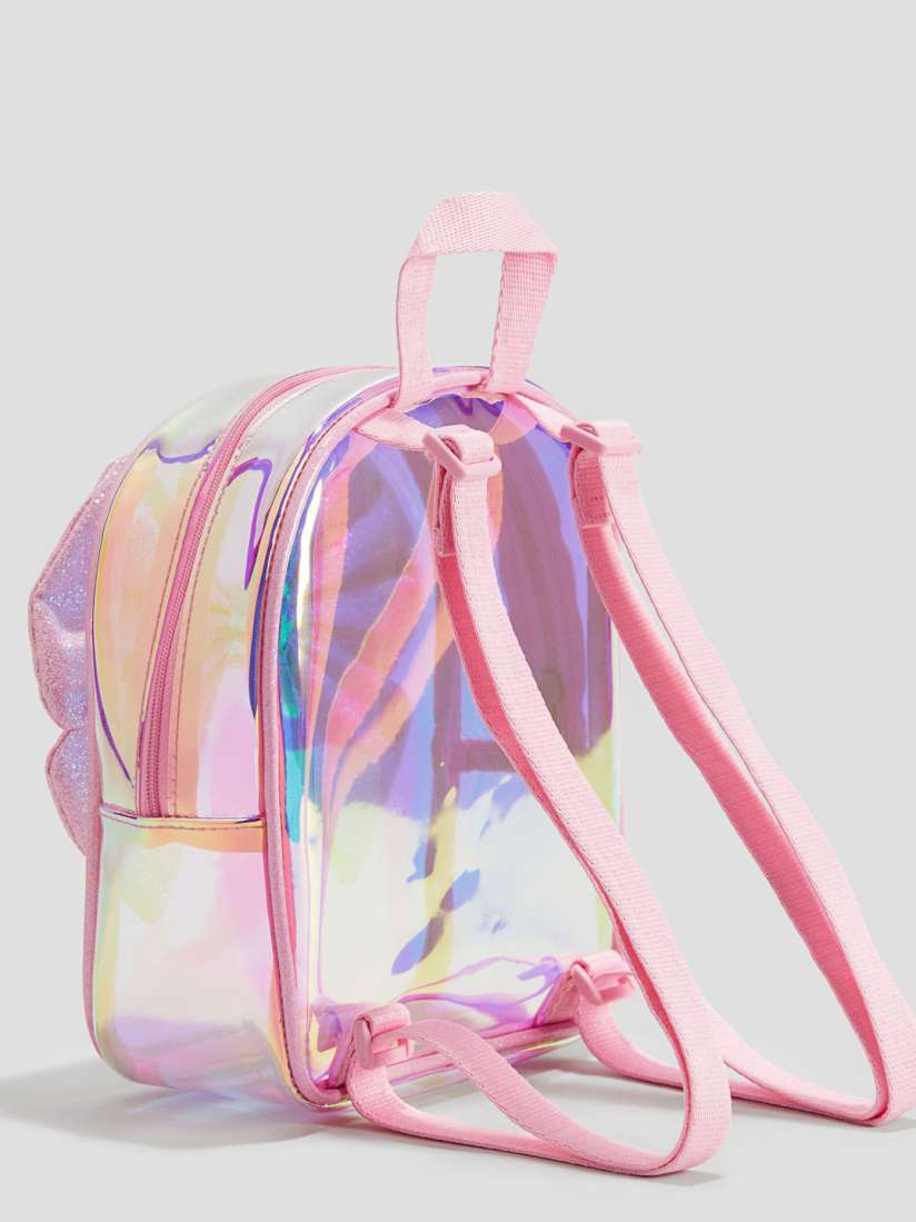 Girls iridescent backpack shop